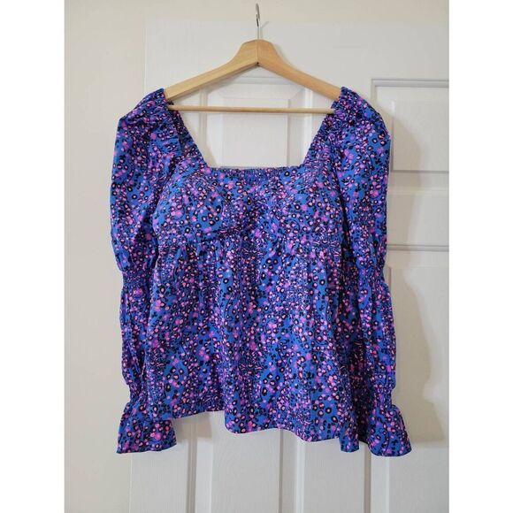 Lilly Pulitzer Preslee Long Sleeve Top 8 - Picture 4 of 12